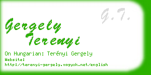 gergely terenyi business card